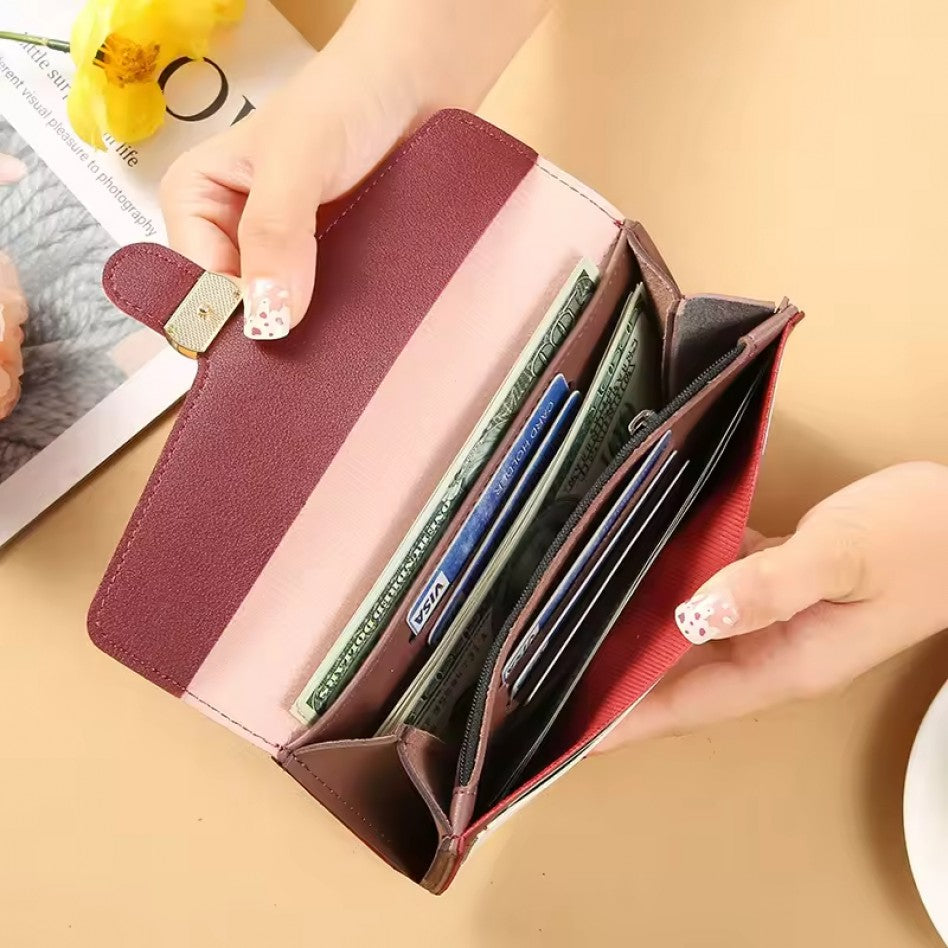 大容量マルチカード女性用財布